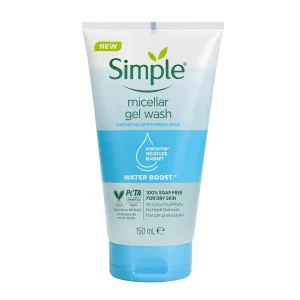 Simple Water Boost Micellar Facial Gel Wash 150ml