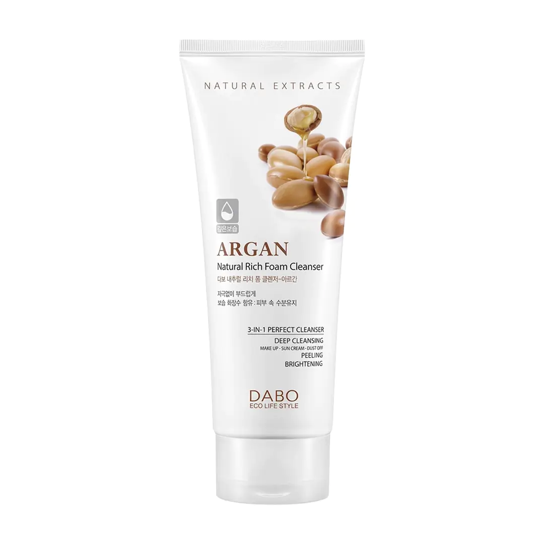 Dabo Natural Rich Foam Cleanser Argan 180ml